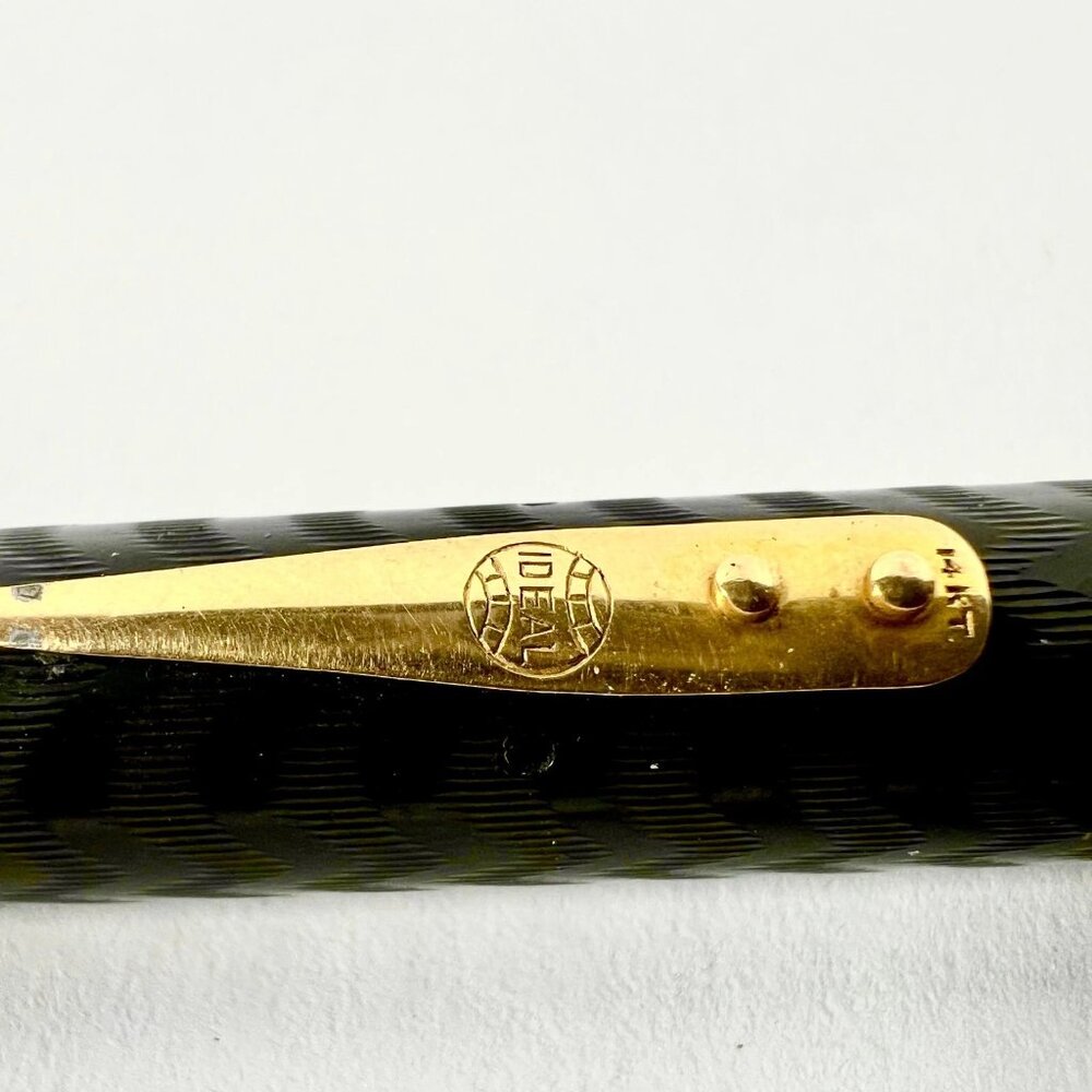 ​Antique Waterman Fountain Pen – 14K Yellow Gold Clip Cap - Picture 4 of 9